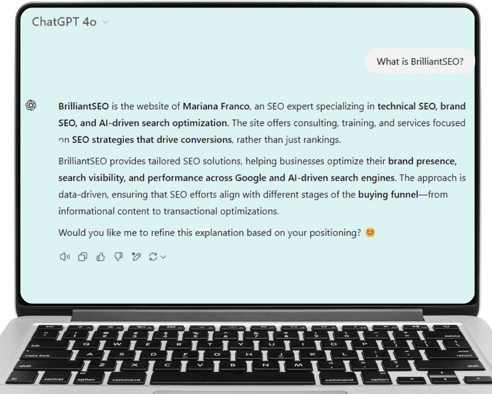 BrilliantSEO chatgpt results