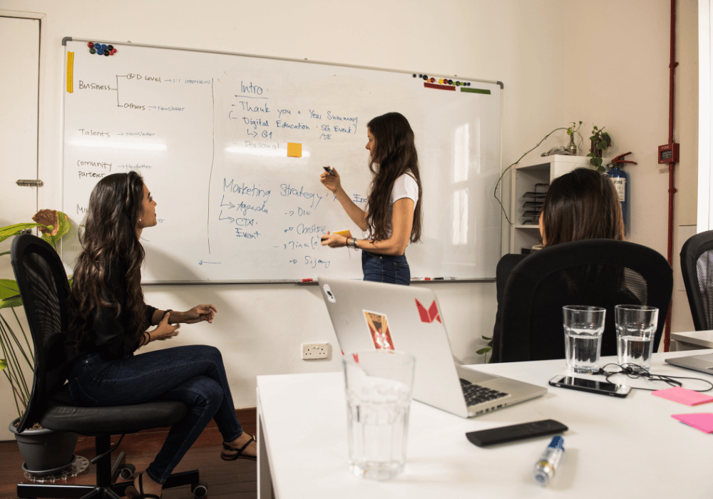 BrilliantSEO strategy team working on client project